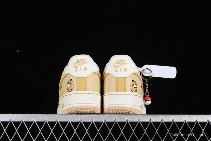 Nike Air Force 1'07 Low "Psyduck" Casual Sneakers - DB3301-661