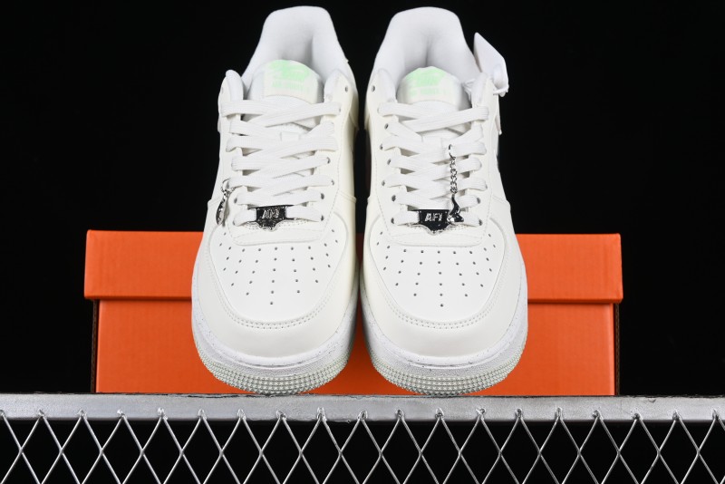 Nike Air Force 1 '07 Low Casual Sneakers with Full-Length Air Cushion - FN8540-100