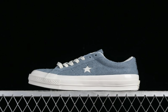 Converse One Star Pro Retro Skate Shoes in Grey Blue - A06889C