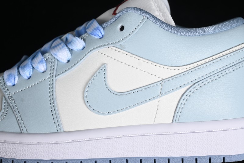 Nike Air Jordan 1 Low AJ1 White Magnolia Casual Sneakers - DC0774-164