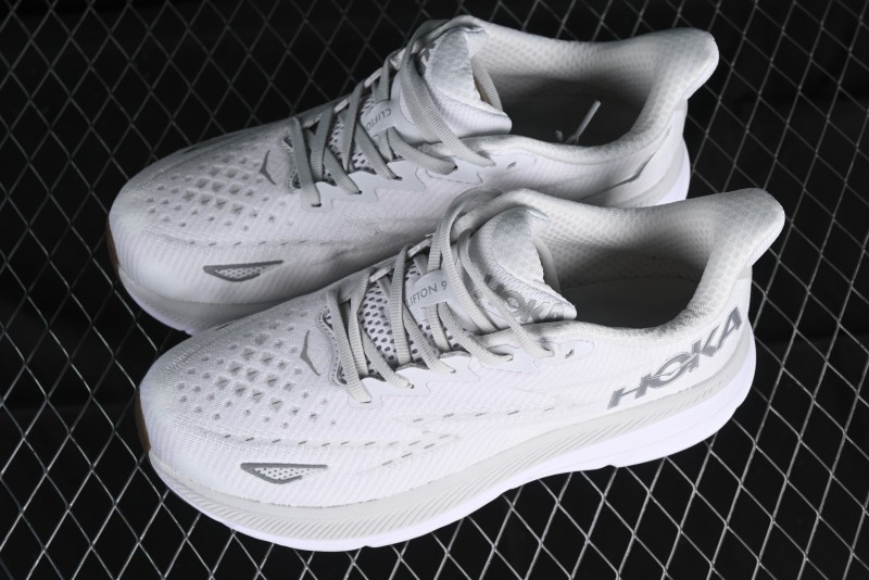 HOKA ONE ONE CLIFTON 9 Running Shoes with Lightweight Knit Mesh and Enhanced Cushioning - 1127895 NCWT