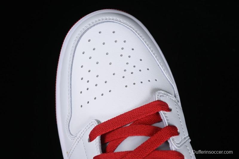 Nike Air Jordan 1 Low AJ1 White Red Casual Sneakers - FQ1935-018