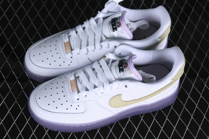 Nike Air Force 1 '07 Low Casual Sneakers with Full-Length Air Cushion - HF5719-139