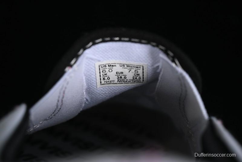 Vans Slip-On Classic Collaborative Hand-Painted Graffiti with Pink Accents and Crystal Outsole Checkerboard Slip-On - VN000CT5BPA