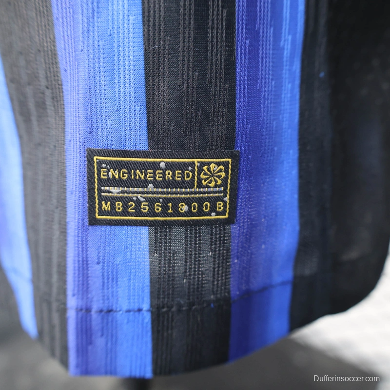 25/26 Player Version Inter Milan Home Long Sleeve Jersey
