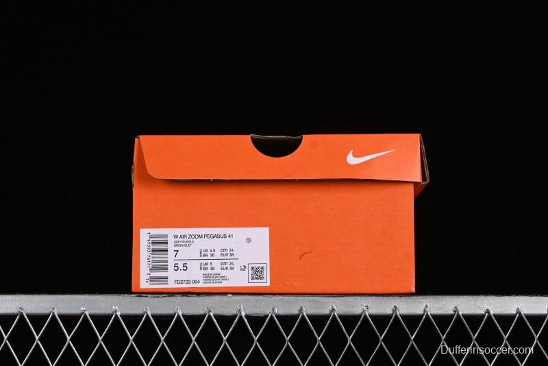 Nike Air Zoom Pegasus 41 Breathable Lightweight Running Shoes with Cushioned Support - FD2723-004
