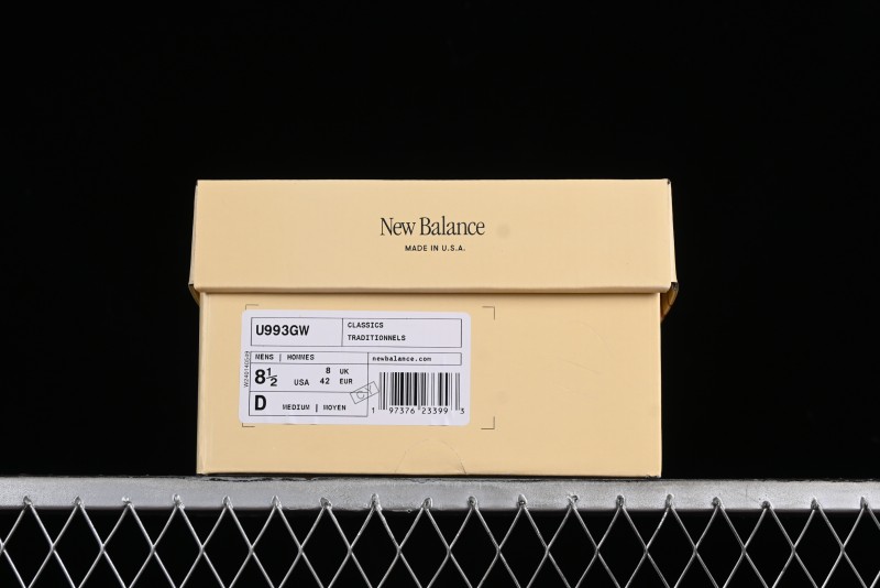 New Balance Made In USA M993 Series Classic Retro Running Shoes - U993GW