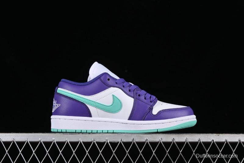 Nike Air Jordan 1 Low AJ1 Charlotte Hornets Lifestyle Casual Sneakers - HJ9013-550