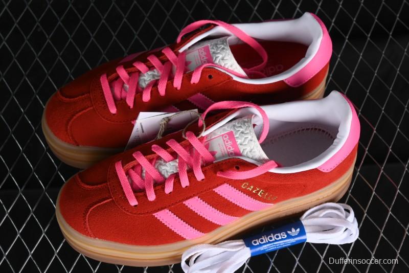 Adidas Originals Gazelle Bold IH7496 Low-Top Sneakers with Thick Sole for Slip Resistance and Durability