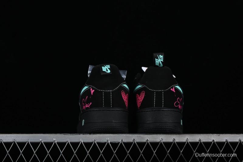 Nike Air Force 1 '07 Low Flame Red Lips Qixi Limited Edition Casual Sneakers - FB8971-005