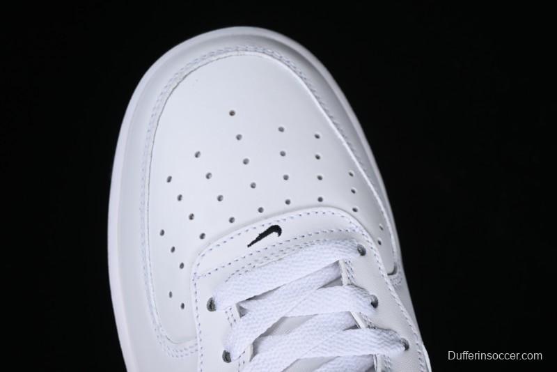 Nike Air Force 1 '07 Mid Casual Sneakers in White/Black - DV0806-101