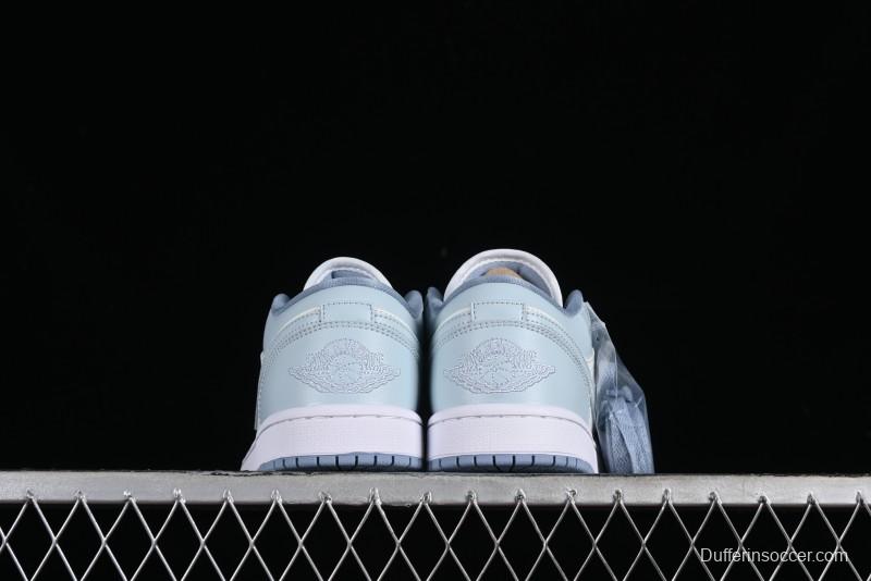 Nike Air Jordan 1 Low AJ1 White Magnolia Casual Sneakers - DC0774-164