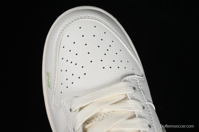 Nike SB Dunk Low Bape Collaboration - Apple Green Anniversary High-End Custom Low-Top Casual Skate Shoes - CF3688-010