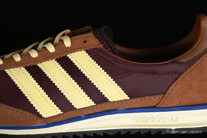 Adidas Originals SL 72 Retro Running Shoes with Nylon Upper and Suede Accents - IE3425
