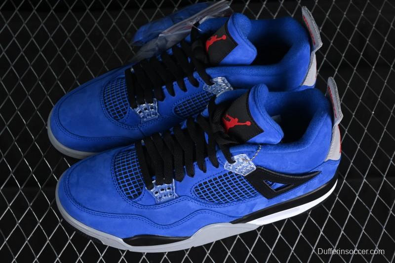 Nike Air Jordan 4 Retro Basketball Shoes with Premium Suede and Eminem Encore Design - AJ4
