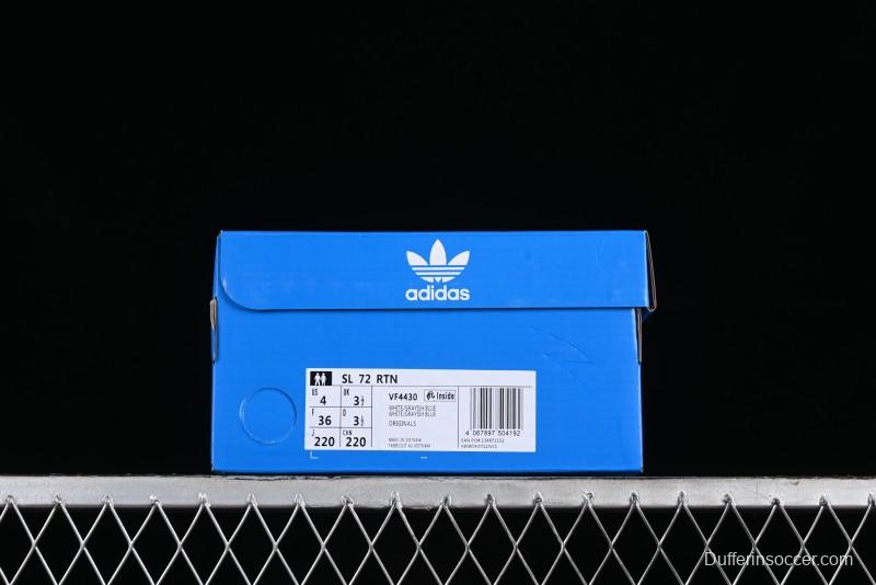 Adidas Originals SL 72 RS Retro Running Shoes with Ecotex Tongue and EVA Midsole - VF4430