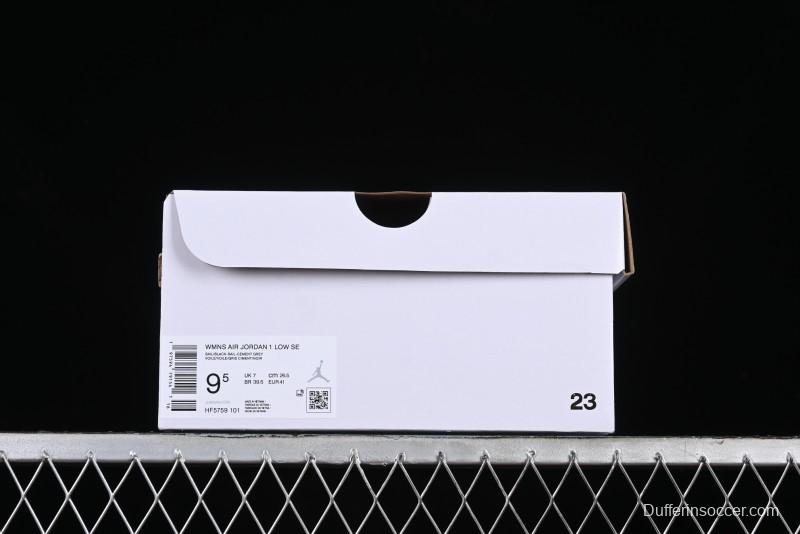 Nike Air Jordan 1 Low "Purple" Casual Sneakers - HF5759-101