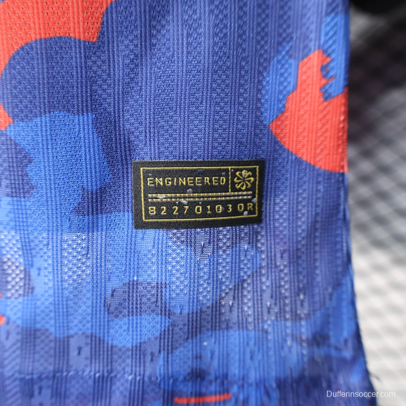 25/26 Player Version Barcelona Blue Flame Special Edition Jersey