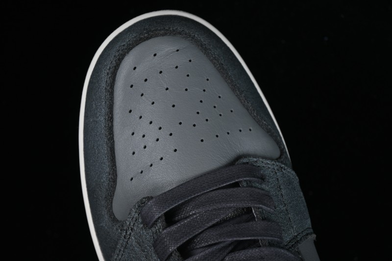 Nike Air Jordan 1 Mid Basketball Shoes in Space Gray - FJ3448-001