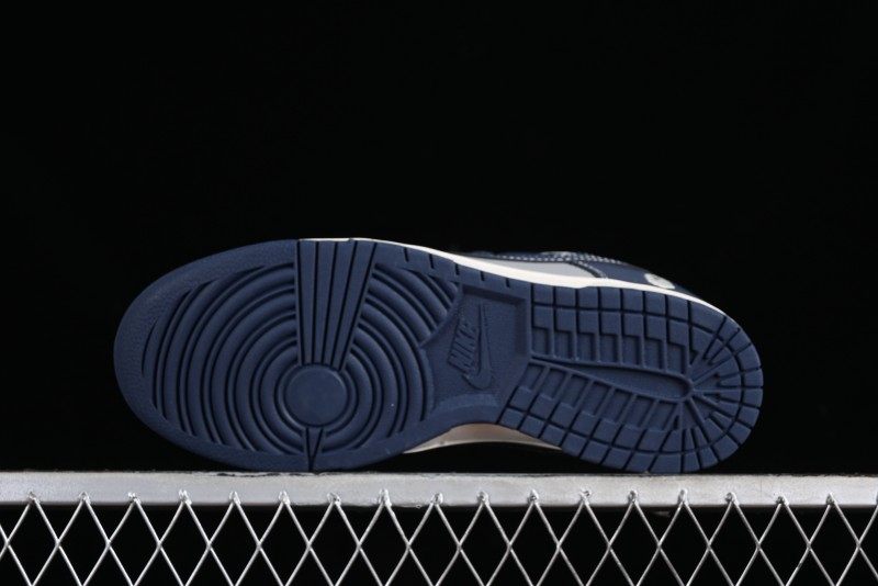 Nike SB Dunk Low BAPE Collaboration - Light Blue Grey Anniversary High-End Custom Low-Top Casual Skate Shoes - BB8969-001