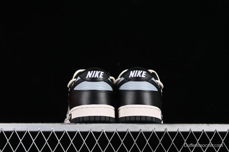 Nike Dunk Low Speed & Fury Distressed Oxidized Metal Punk SB Strap Low-Top Casual Sneakers - DD1391-100