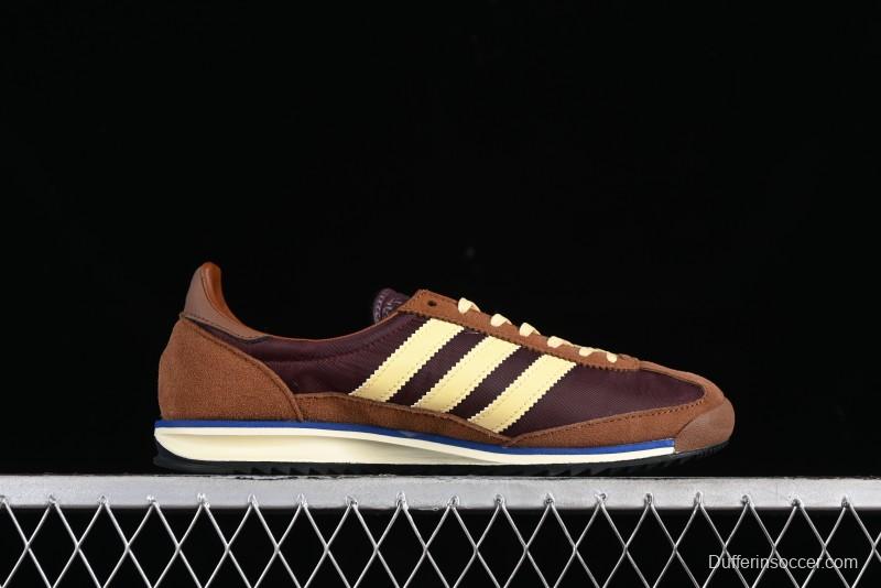 Adidas Originals SL 72 Retro Running Shoes with Nylon Upper and Suede Accents - IE3425
