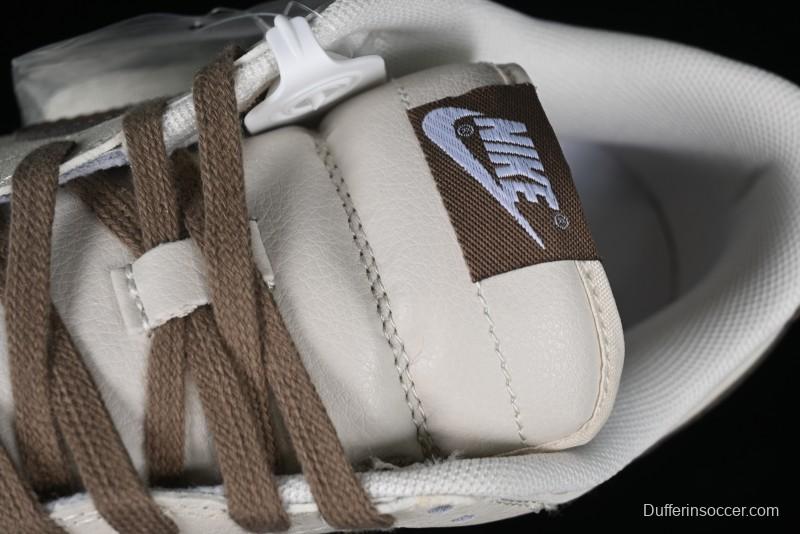 Nike Supreme x SB Dunk Low Collaboration - Military Green Anniversary High-End Custom Low-Top Casual Skate Shoes - XD1688-001