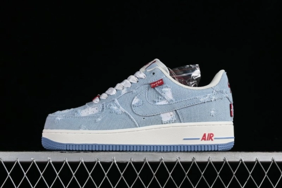 Levi's x Nike Air Force 1 '07 Low Denim Casual Sneakers - CH2211-168