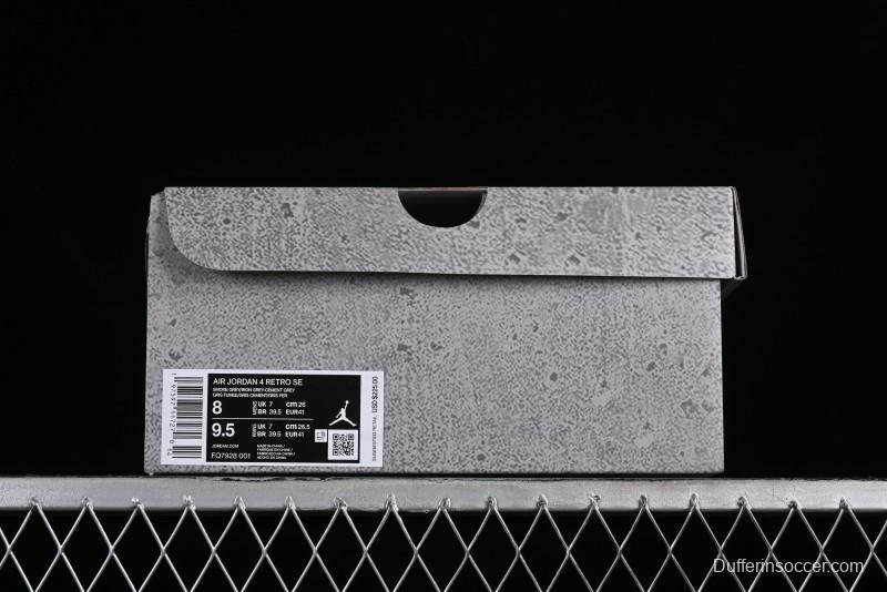 Nike Air Jordan 4 Retro SE "Paris Olympics" Sneakers in Smoked Grey - FQ7928-001