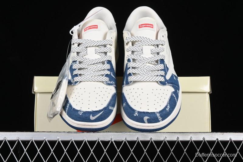 Nike Air Jordan 1 Low OG SP Travis Scott x Fragment Design Collaboration Sneakers - LJ5188-001