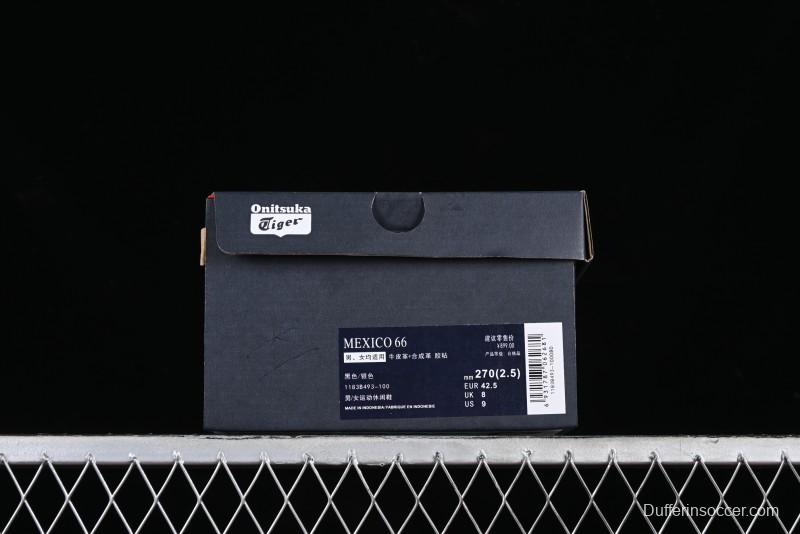 Onitsuka Tiger Mexico 66 Low-Top Leather Sneakers for Casual Running - 1183B493-100