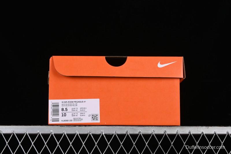 Nike Air Zoom Pegasus 41 Lightweight Breathable Running Shoes with Cushioning - HJ9068-100