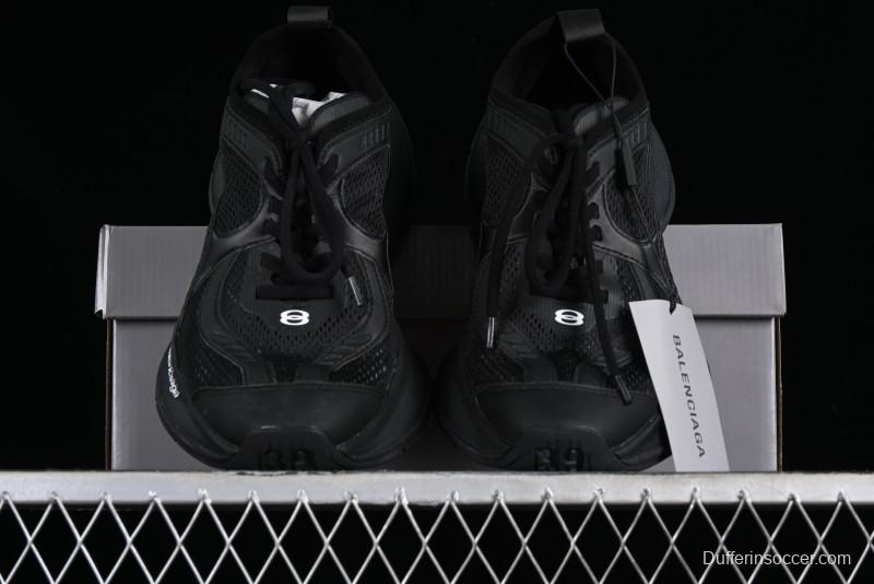 Balenciaga Circuit Lightweight Distressed Print Round Toe Fashion Casual Sneakers - WFLGY1000