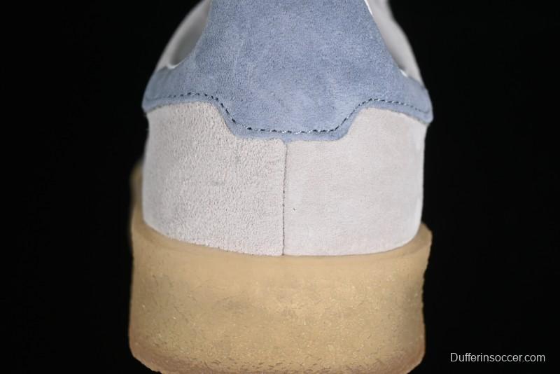 Kith x Clarks x Adidas Originals 8th Street Samba IE4035 Street Series Samba Low-Top Retro Casual Sneakers - IE4035