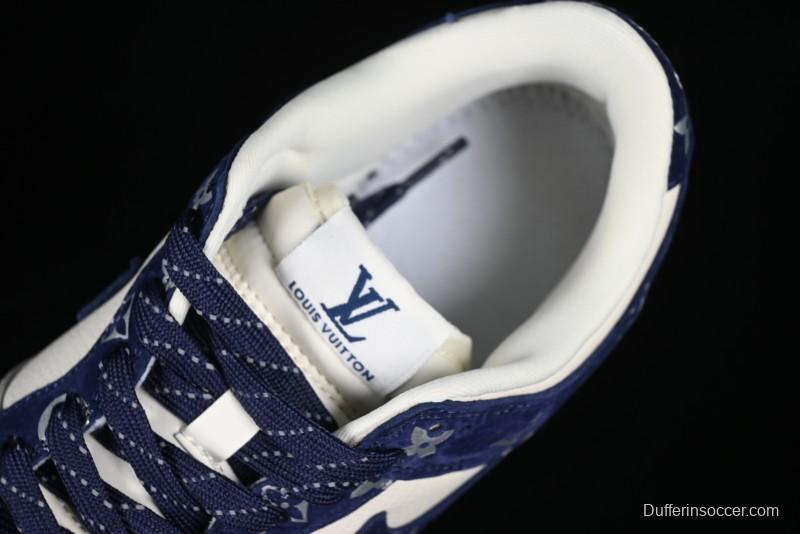 Nike SB Dunk Low LV Collaboration Anniversary Customized Low-Top Casual Sneakers - XD6188-029