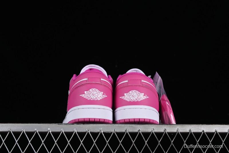 Nike Air Jordan 1 Low AJ1 Rose Pink Low-Top Casual Lifestyle Sneakers - FV8486-600