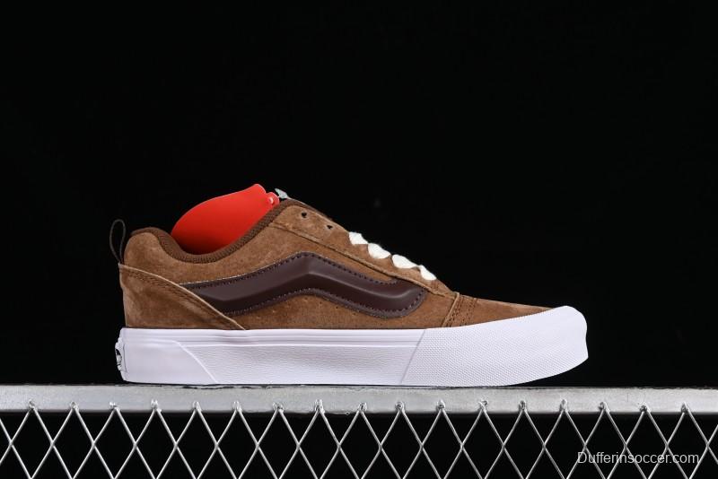 Vans Classics Knu Skool Retro Sneakers with Enlarged Toe and Thickened Trim - VN0009QCLC5