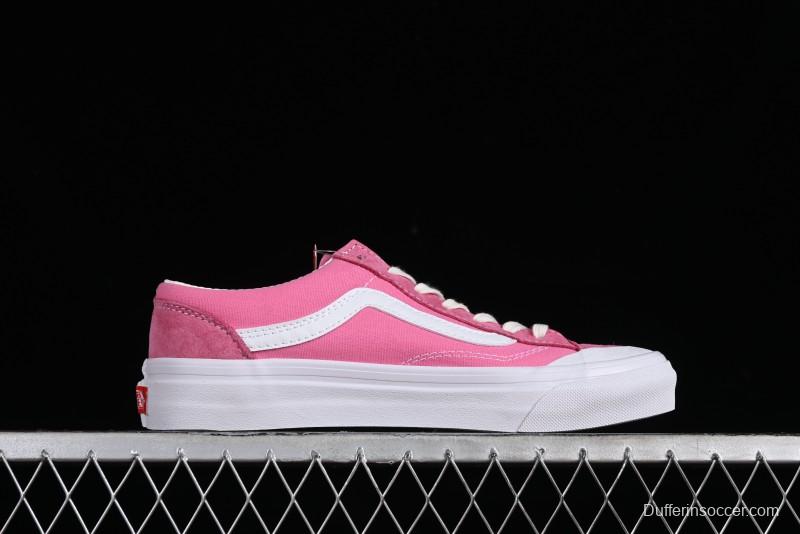 Vans Style 36 Decons Dragon Fruit Color Half-Moon Toe Vulcanized Casual Skate Shoes - VN000MT6PIN
