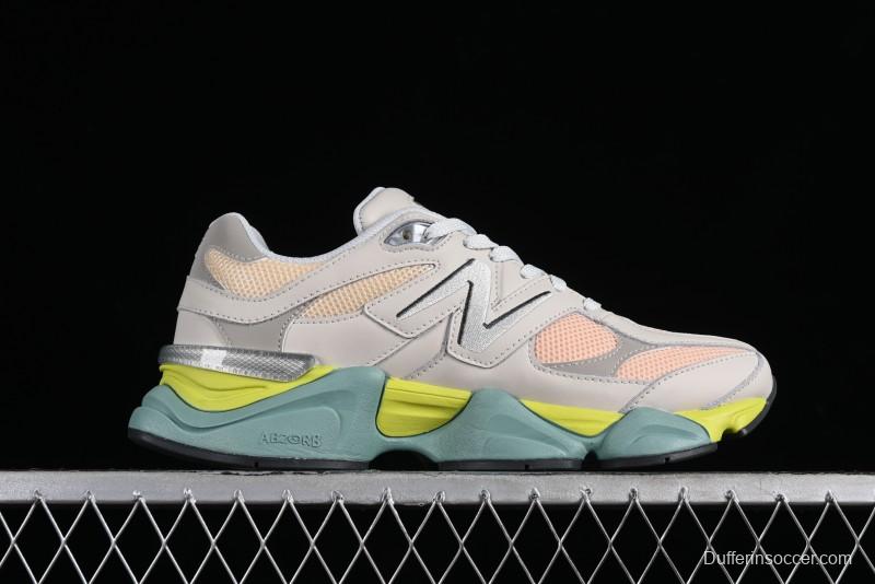 New Balance Joe Freshgoods x New Balance 9060 Retro Casual Running Sneakers with ABZORB Cushioning - U9060GCB