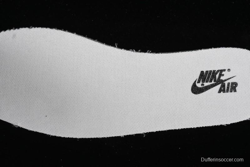 Nike Travis Scott x Fragment Design x Air Jordan 1 Low OG SP AJ1 MLB Collaboration - NY Black Print Low Top Casual Sneakers SJ2068-104