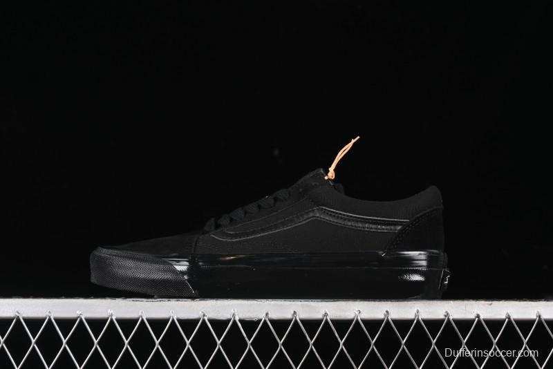 Vans Old Skool Premium Black Suede Retro Skate Shoes - VN000CXTBKA