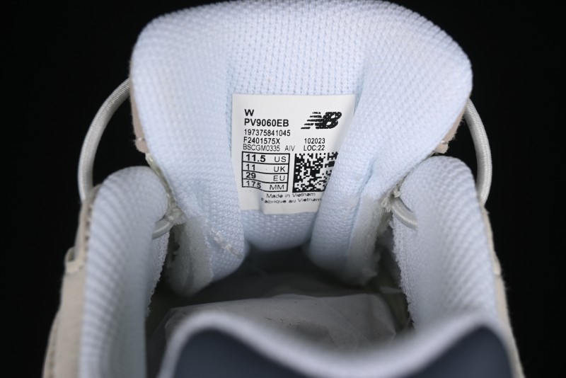 New Balance 9060 Series Kids Hook and Loop Sneakers - PV9060EB