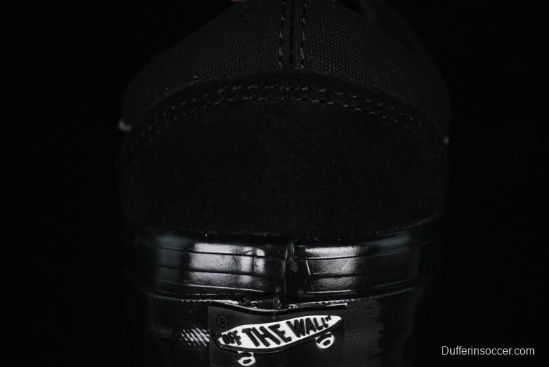 Vans Old Skool Premium Black Suede Retro Skate Shoes - VN000CXTBKA