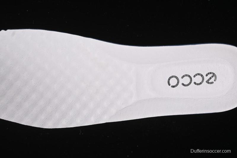 ECCO 2024 New Fashion Simple Versatile Genuine Leather White Sneakers - 61881301001