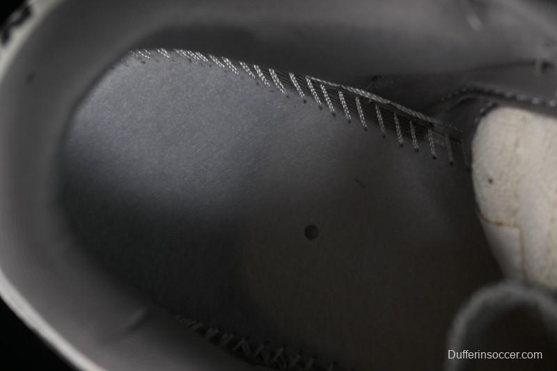 Nike SB Dunk Low Gucci Collaboration Anniversary High-End Custom Sneakers in Off-White & Dark Gray Swoosh - DQ1098-383