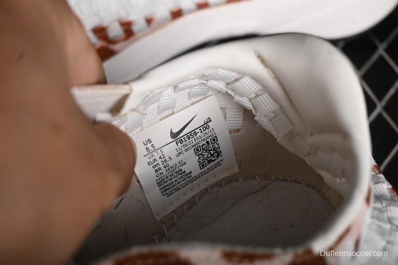 Nike Footscape Woven Asymmetrical Knit Low-Top Lifestyle Sneakers with Nike Air Cushion - FB1959-100