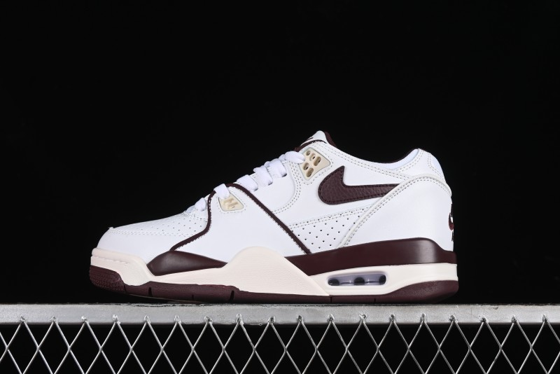 Nike Air Flight 89 Low Basketball Shoes with Air Cushion Technology - FQ8256-100