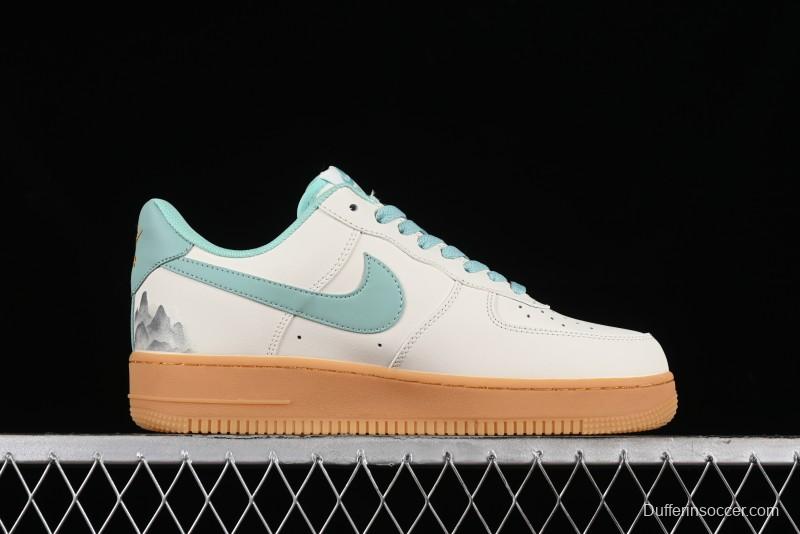 Nike Air Force 1 '07 Low Green Hill Casual Sneakers - XC2351-550