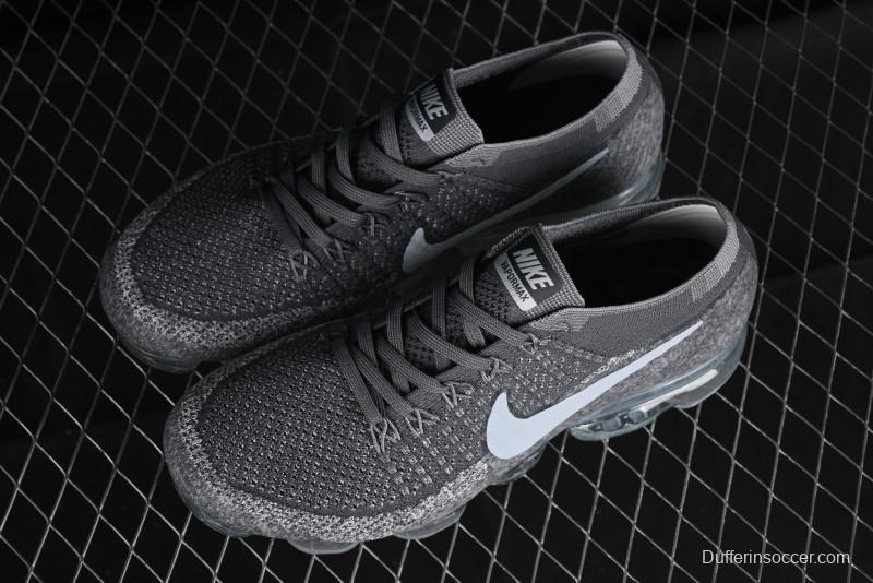 Nike Vapormax Flyknit Breathable Casual Running Shoes with Full-Length Air Cushion - 849557-002