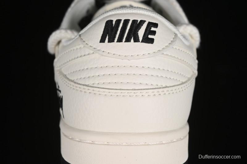 Nike SB Dunk Low Stussy Anniversary Custom Low-Top Casual Sneakers - SJ2068-276